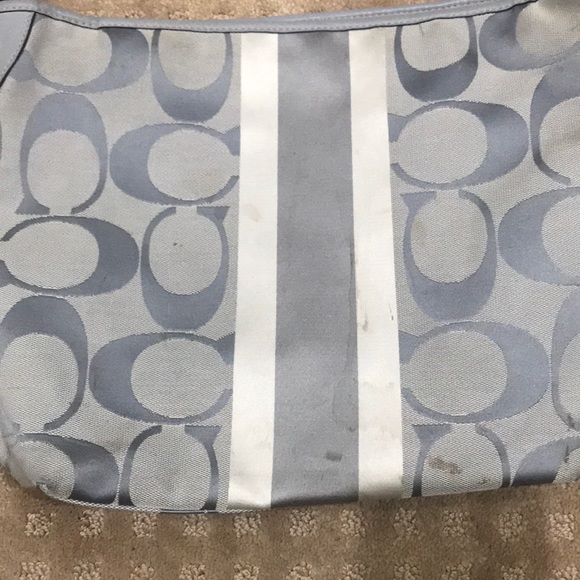 Grey Used Coach Small Tote - Picture 7 of 8